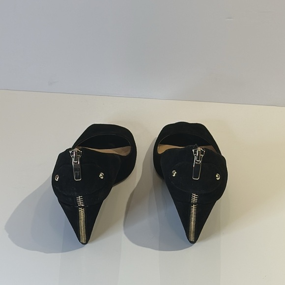 Enzo Angiolini Women's Black Suede Wedge Shoes US Size 8M - Picture 3 of 6